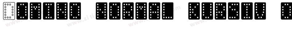 Domino normal kursiv omrids字体转换
